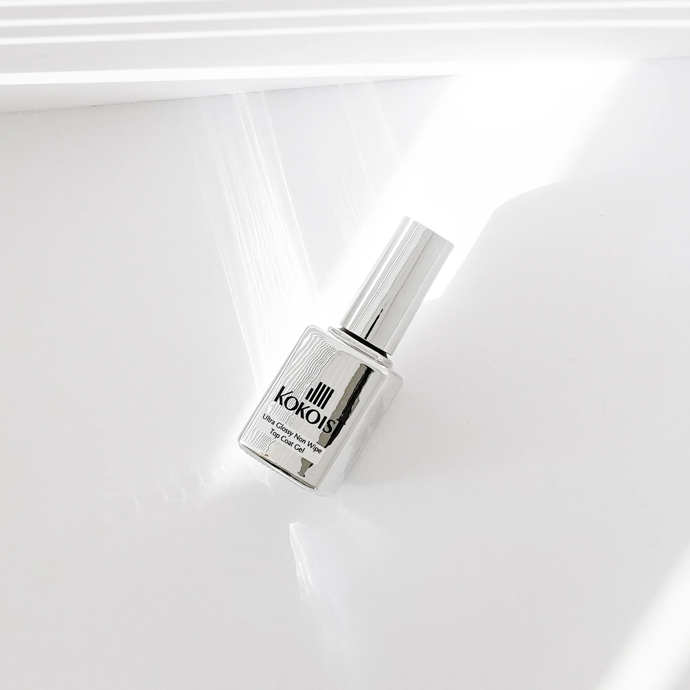 Ultra Glossy Non Wipe Top Coat Gel 15ml - Image 4